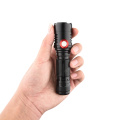 STARYNITE Aluminum dimmable long focus usb led rechargeable flashlight pocket flat mini torch tech light